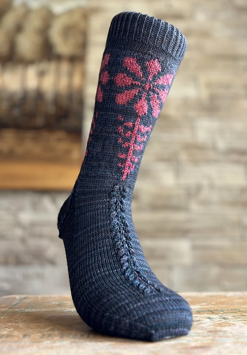 Tithonia Socks | Knitting pattern and Optional kits