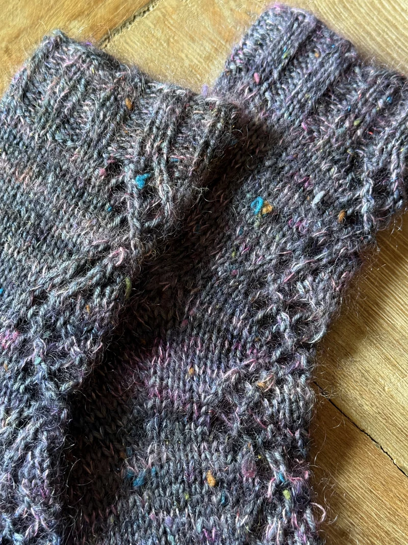 Cozy Lace Socks | Knitting pattern and Optional kit