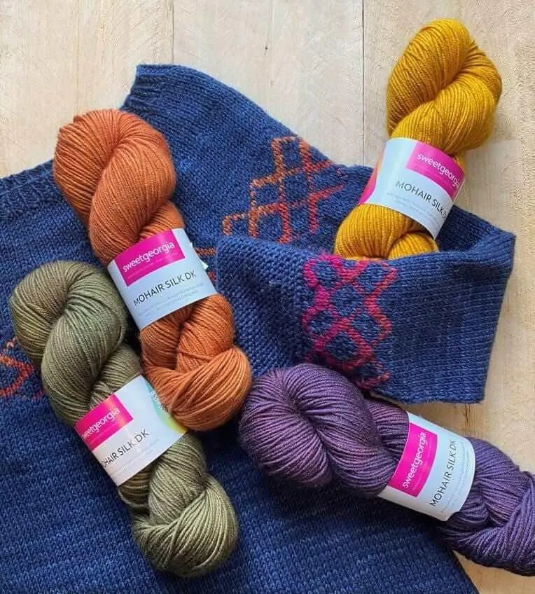 Sweet Georgia - Mohair Silk DK 🐦