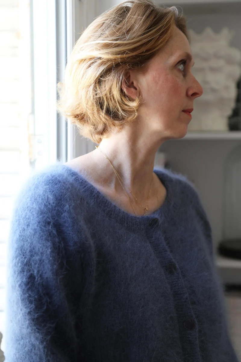 Cardigan Mlle Sophie x Anny Blatt à tricoter.