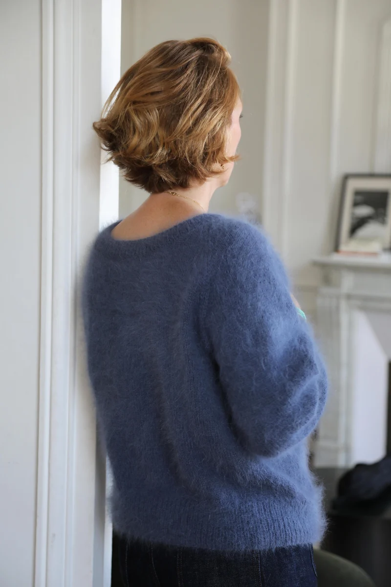 Cardigan Mlle Sophie x Anny Blatt à tricoter.