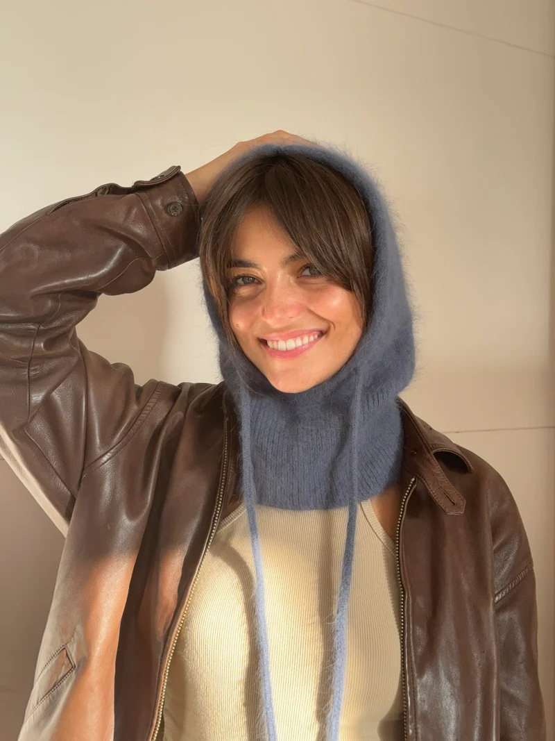 Cagoule en Angora - 5 couleurs