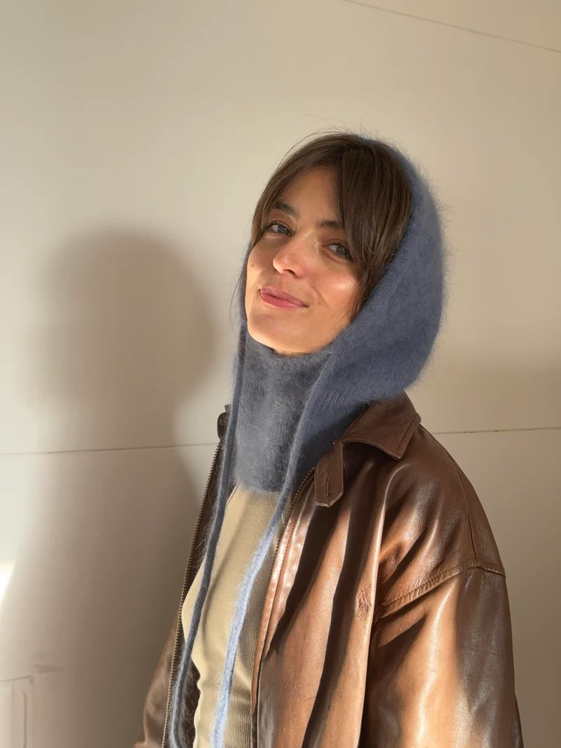 Cagoule en Angora - 5 couleurs
