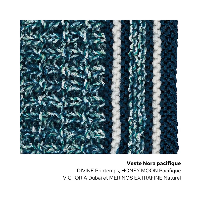 Veste Nora à tricoter.