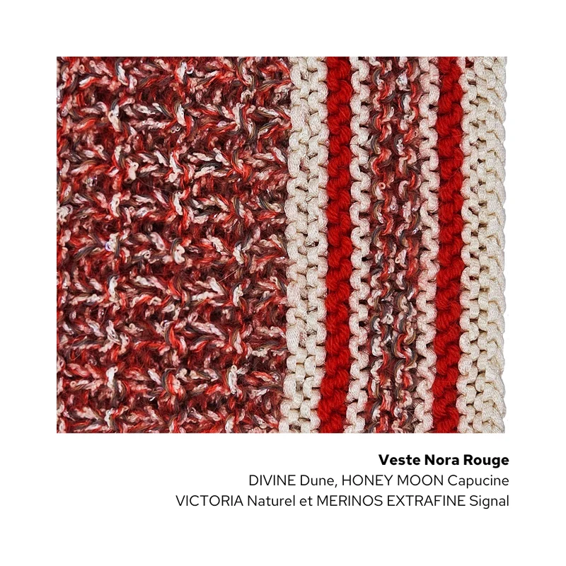 Veste Nora à tricoter.