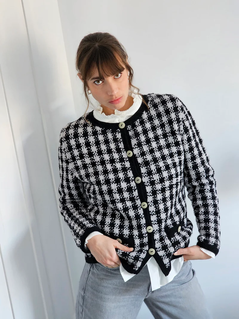 Veste Eliza à tricoter.