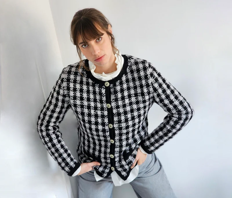 Veste Eliza à tricoter.