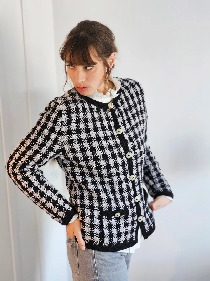 Veste Eliza à tricoter.