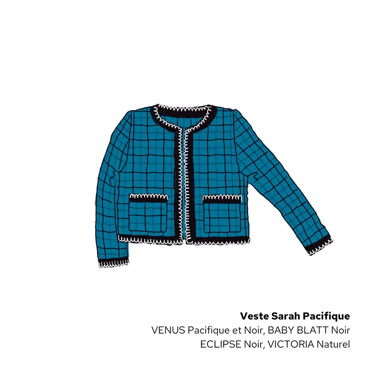 Veste Sarah à tricoter