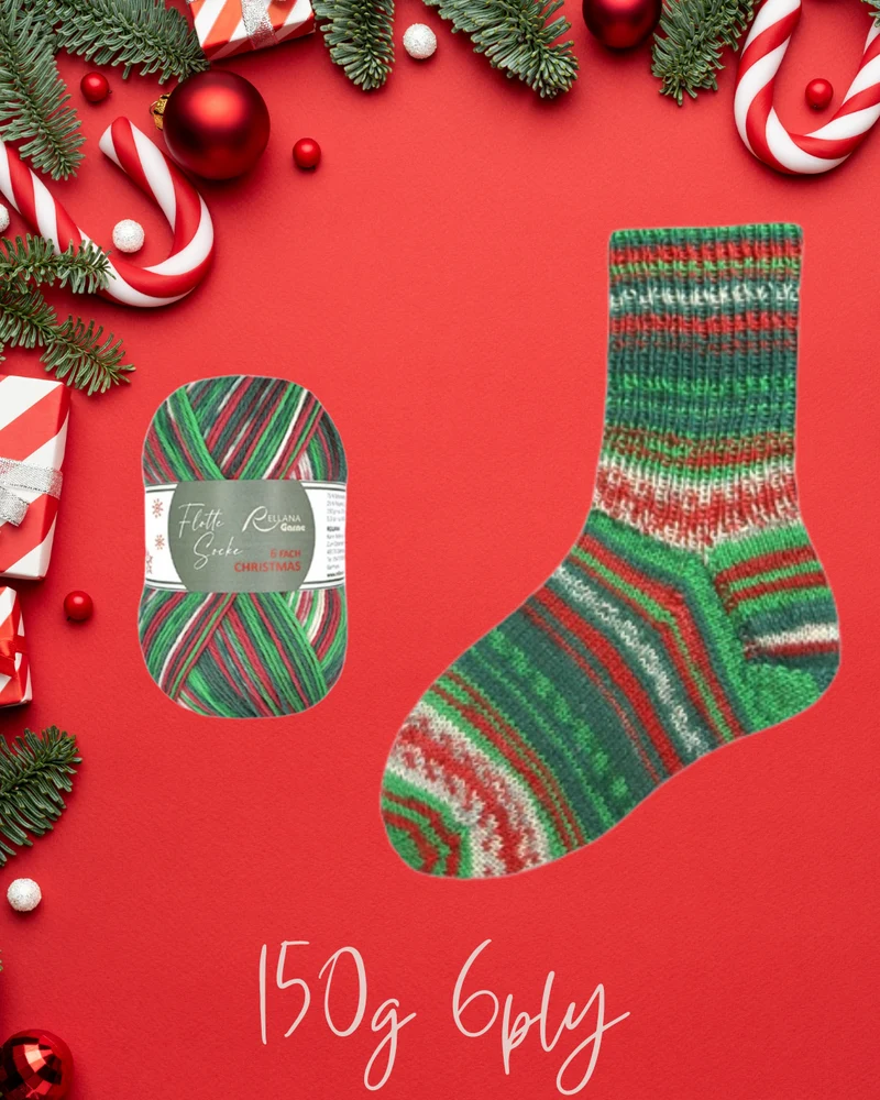Rellana Flotte Christmas sock yarns 2025 Edition 🐦