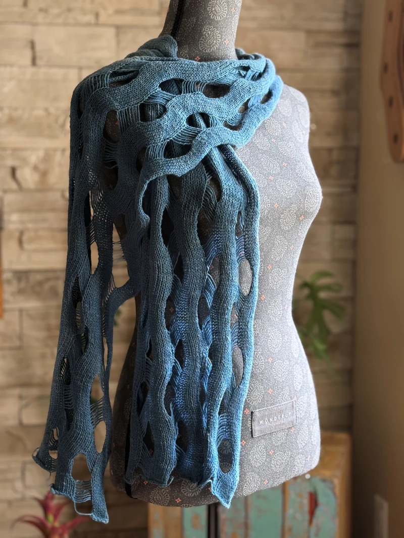 Winds of the South Scarf | Knitting pattern and Optional Kit
