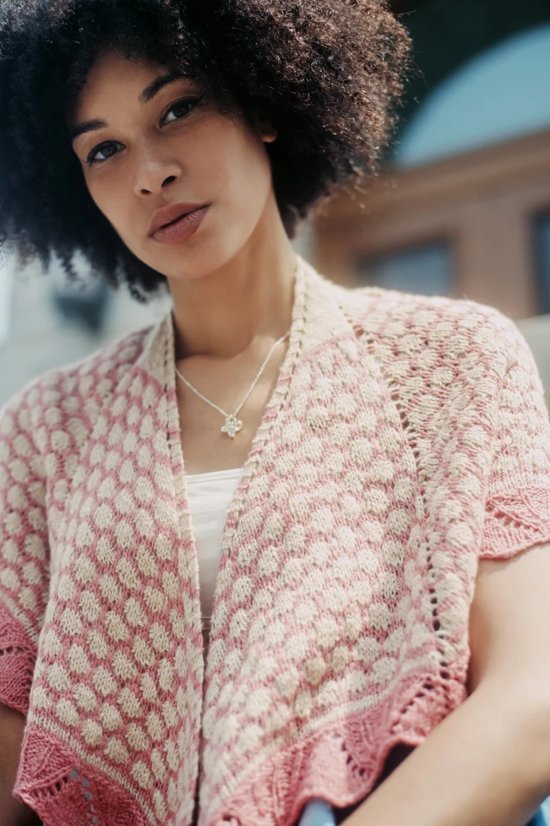 Guanaco Argentino Shawl | Knitting pattern and Optional Kit