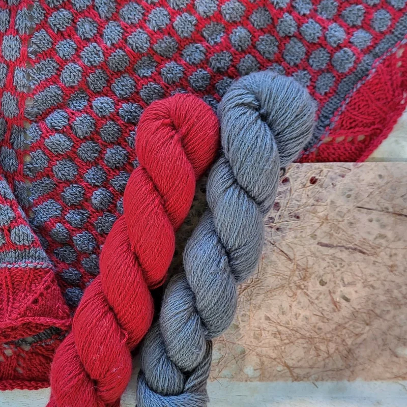 Guanaco Argentino Shawl | Knitting pattern and Optional Kit