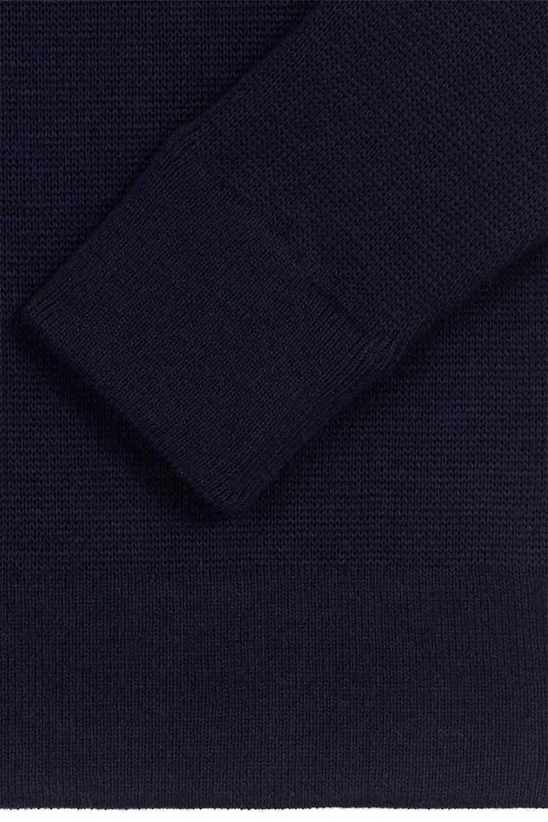 Pull sous-marinier bleu encre pour homme