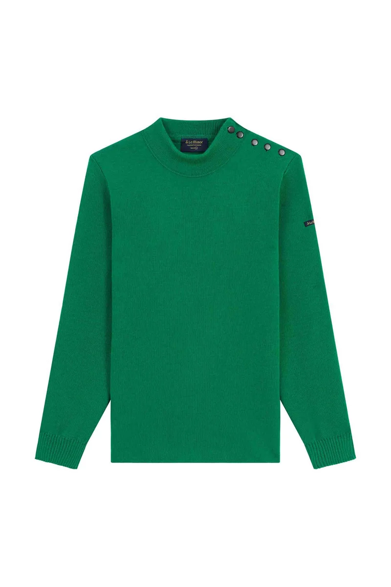 Pull marin vert pour femme