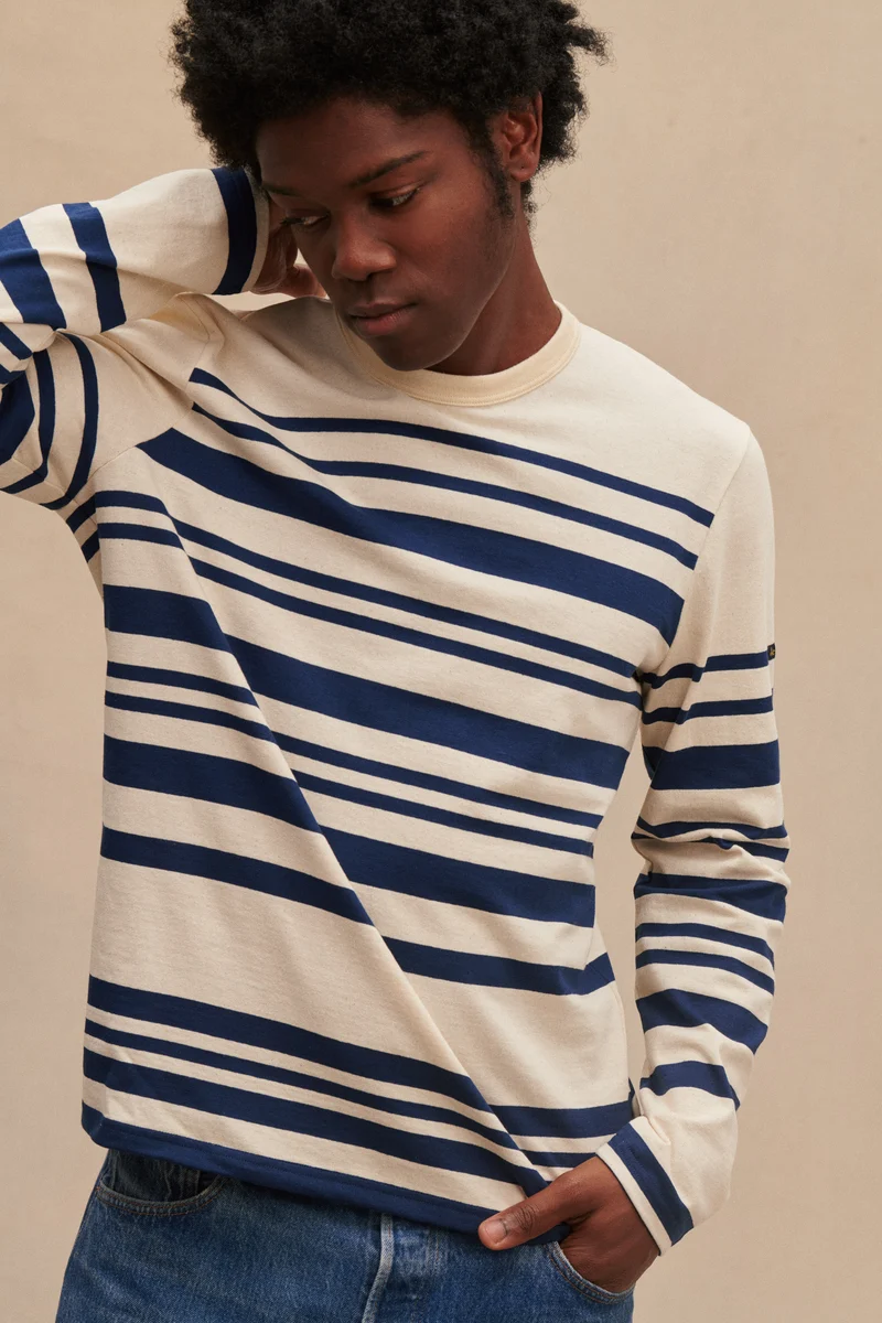 Marinière Pablo marine pour homme