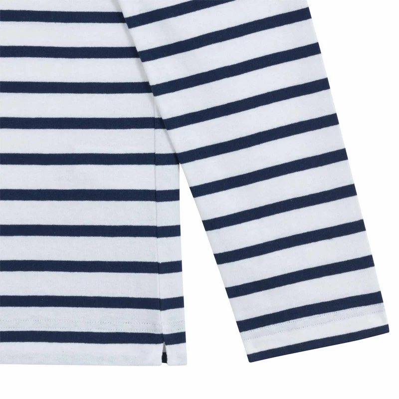 Marinière classique blanche et marine pour homme
