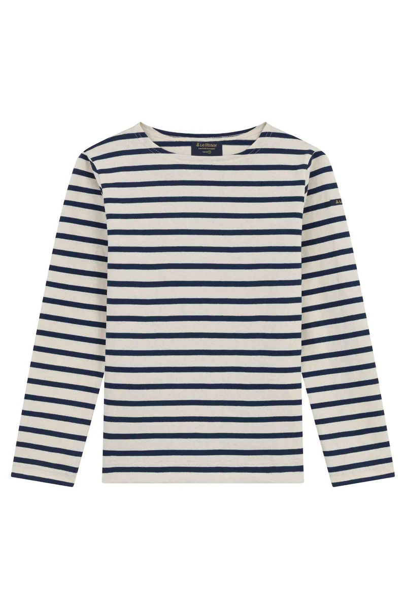 Marinière écru et marine pour homme
