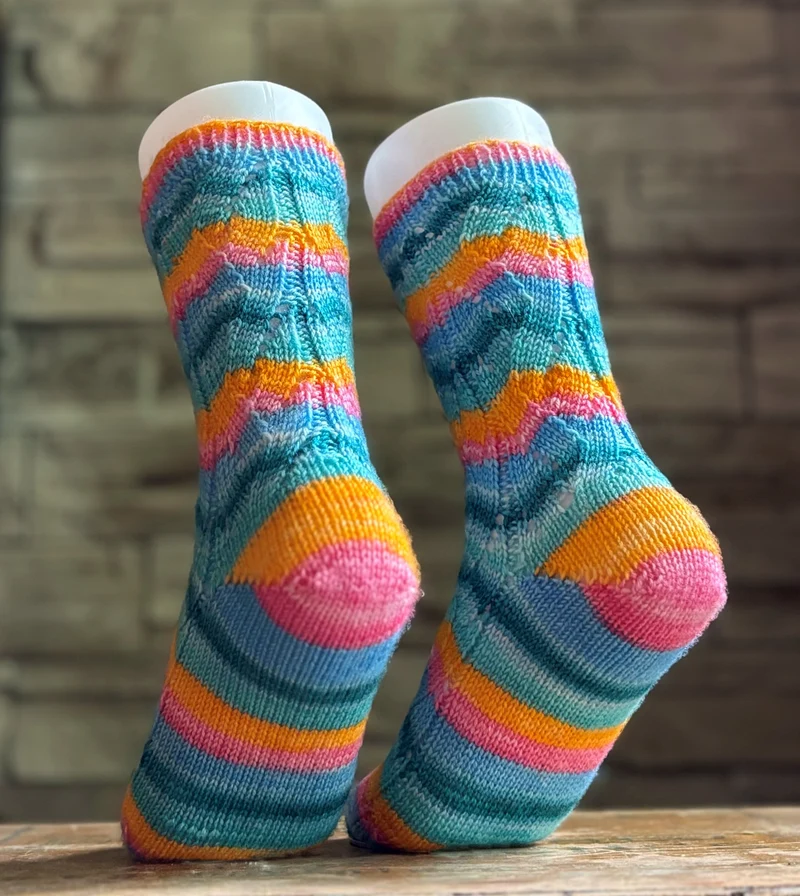 Miss Eleanor Socks | Free Knitting Pattern and Optional Kit