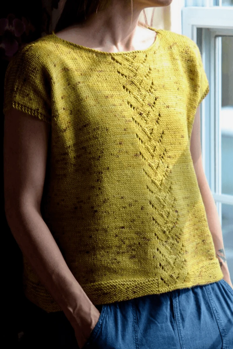 Andrea's Tee | Free Knitting Pattern and Optional Kits
