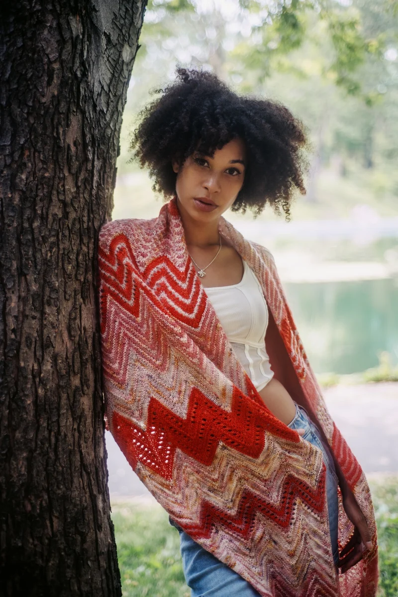 Zigging the Zag Shawl | Free Knitting Pattern and Optional Kits