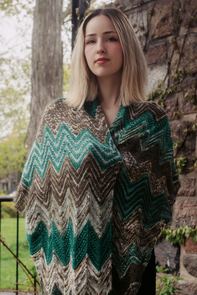 Zigging the Zag Shawl | Free Knitting Pattern and Optional Kits