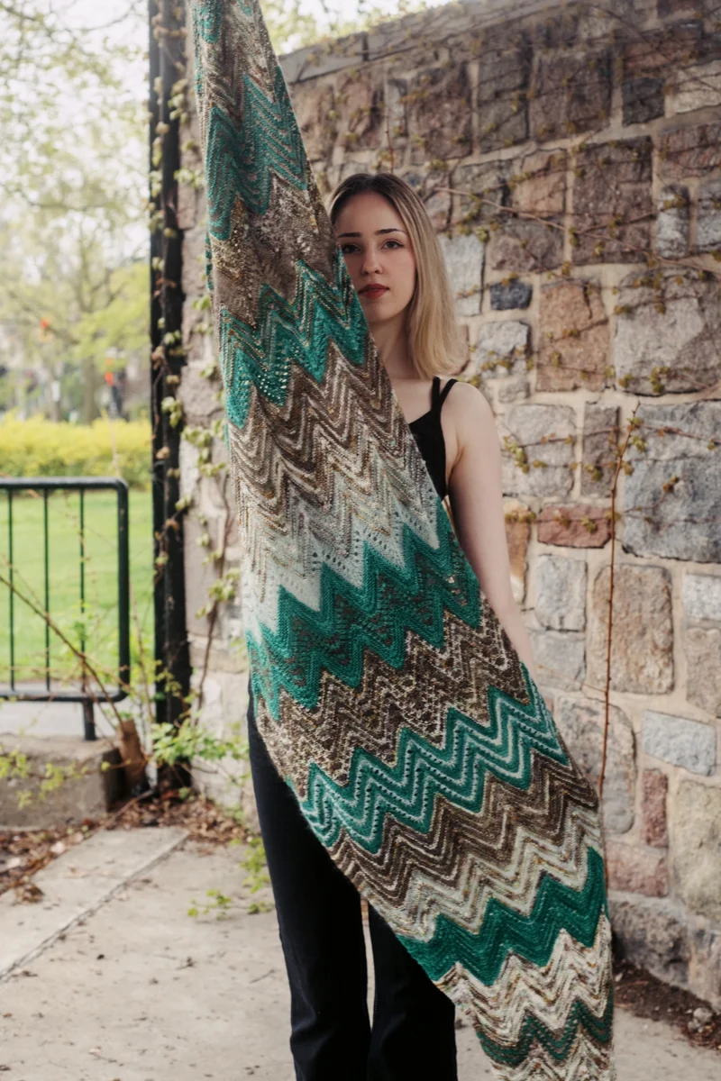 Zigging the Zag Shawl | Free Knitting Pattern and Optional Kits