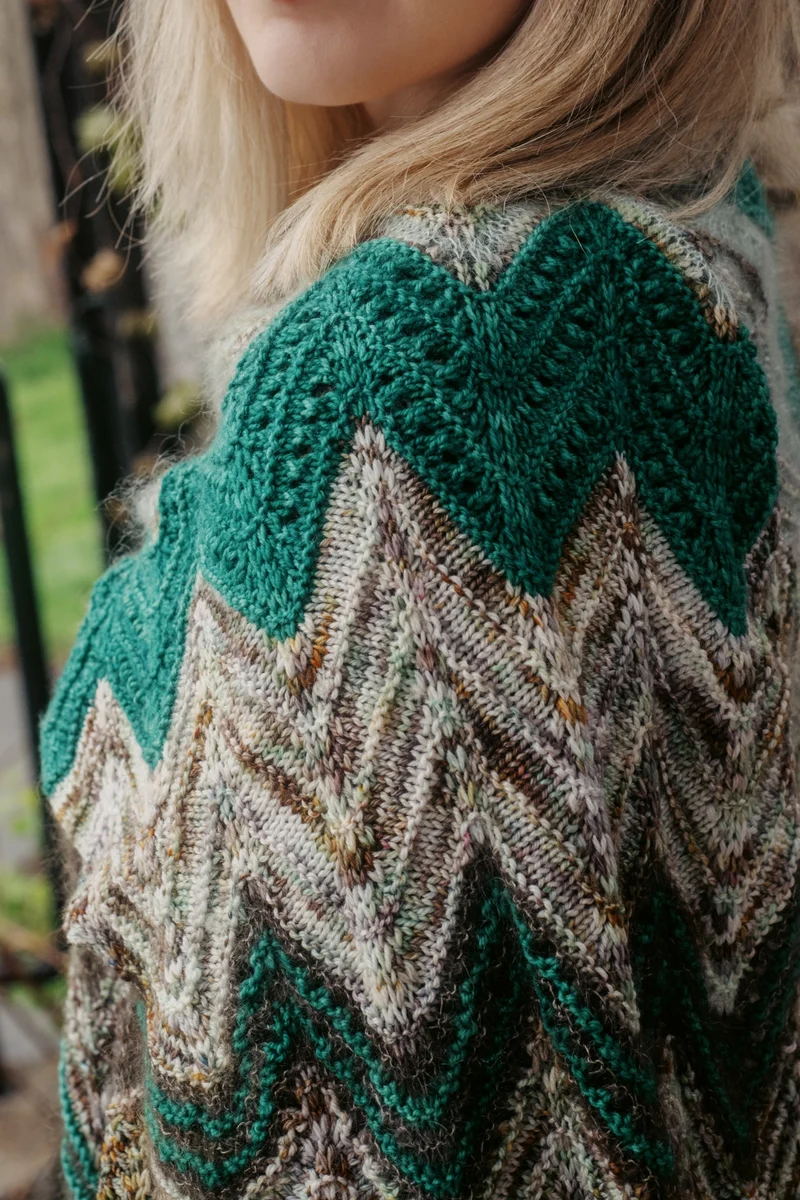 Zigging the Zag Shawl | Free Knitting Pattern and Optional Kits