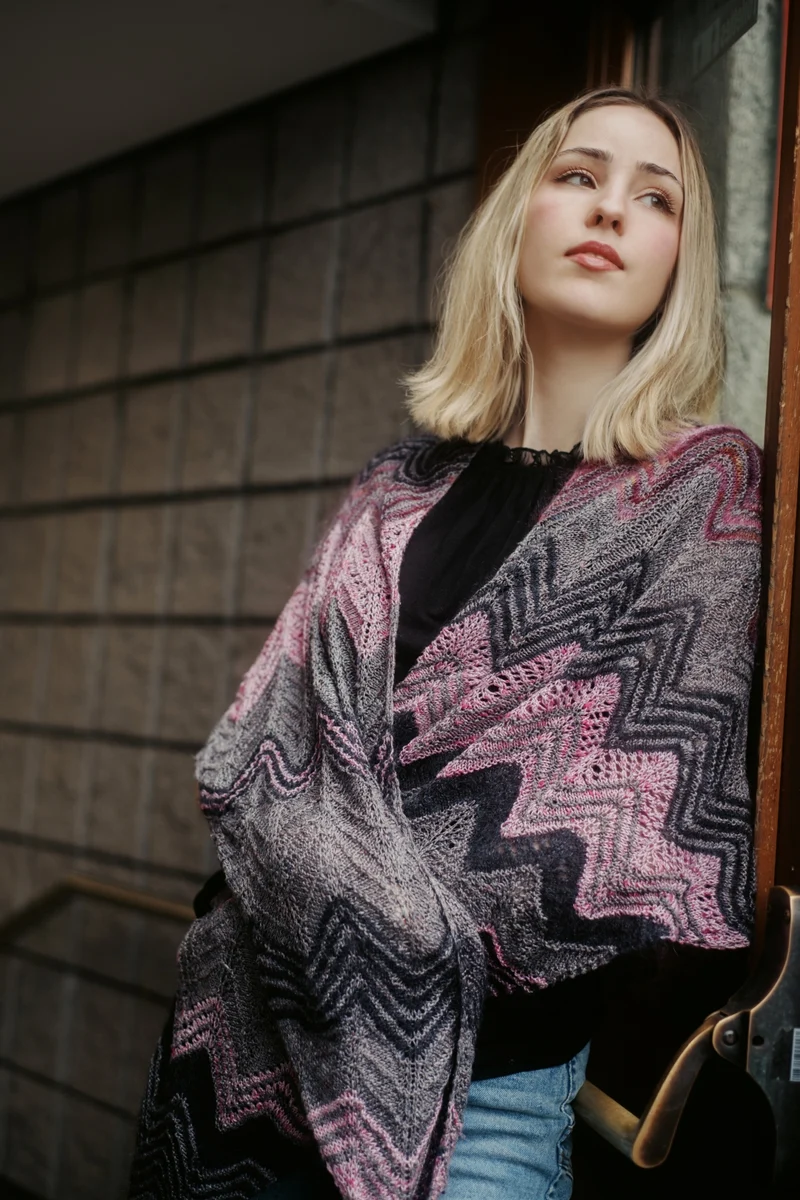 Zigging the Zag Shawl | Free Knitting Pattern and Optional Kits