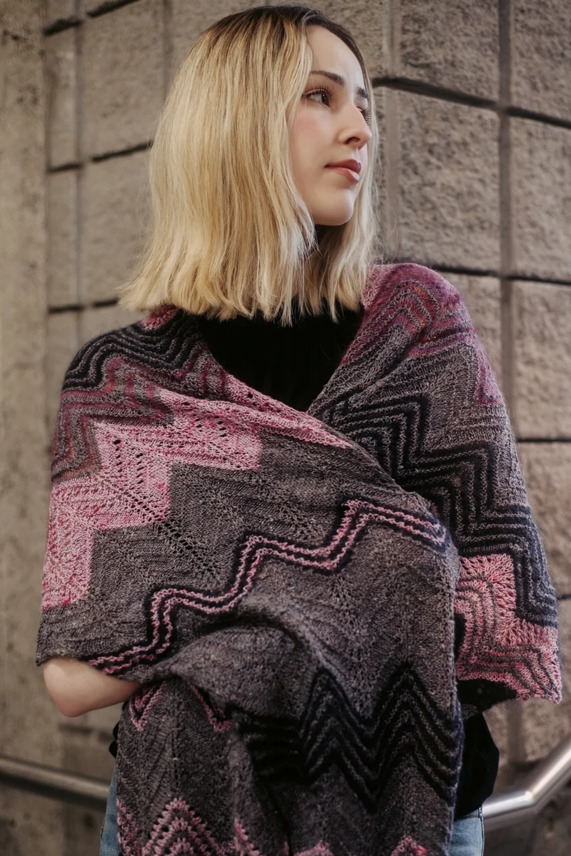 Zigging the Zag Shawl | Free Knitting Pattern and Optional Kits