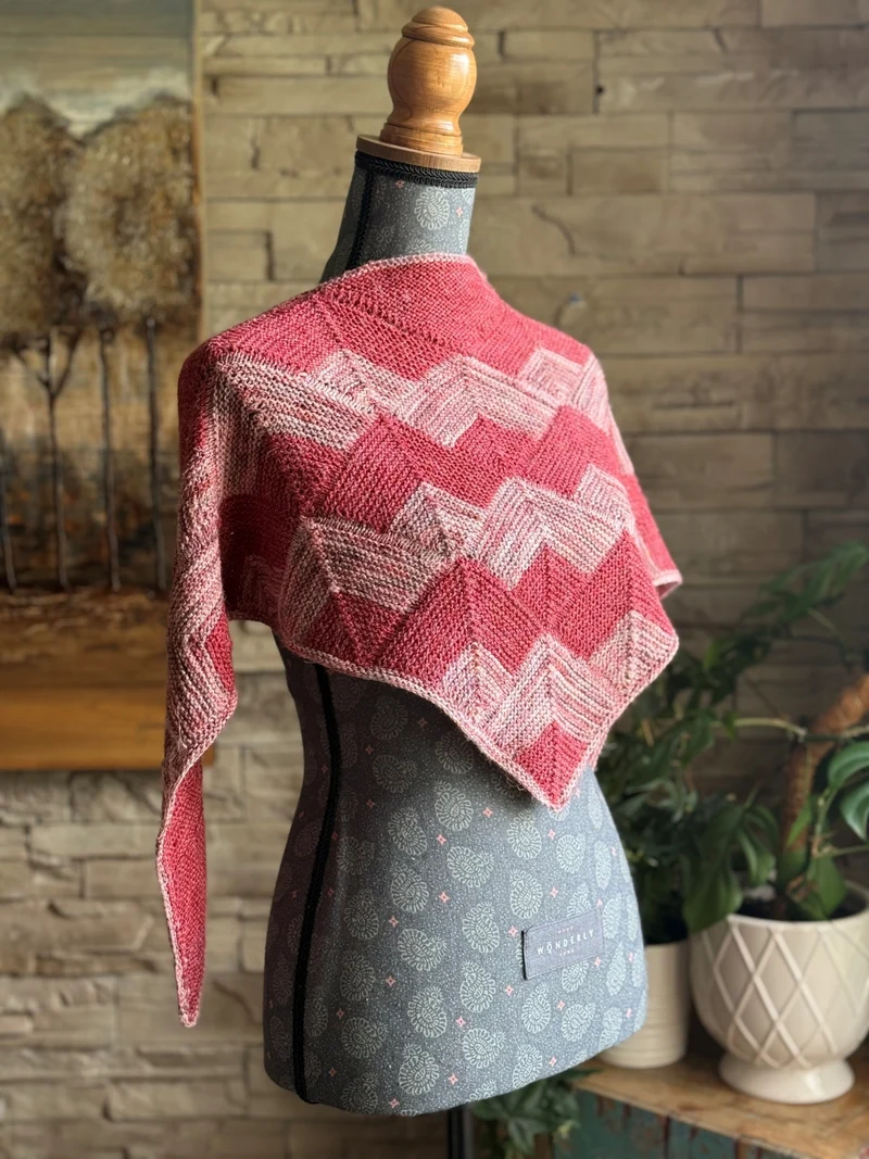 Fusion Granola Shawl | Knitting Pattern and Optional Kit