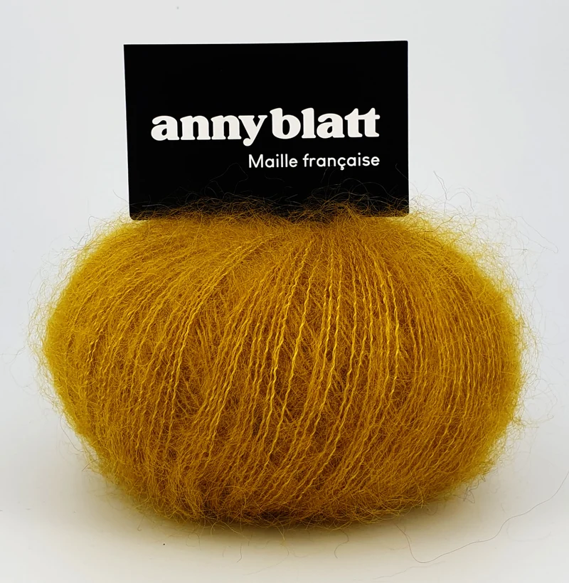 Gilet Anika en Mohair à tricoter.