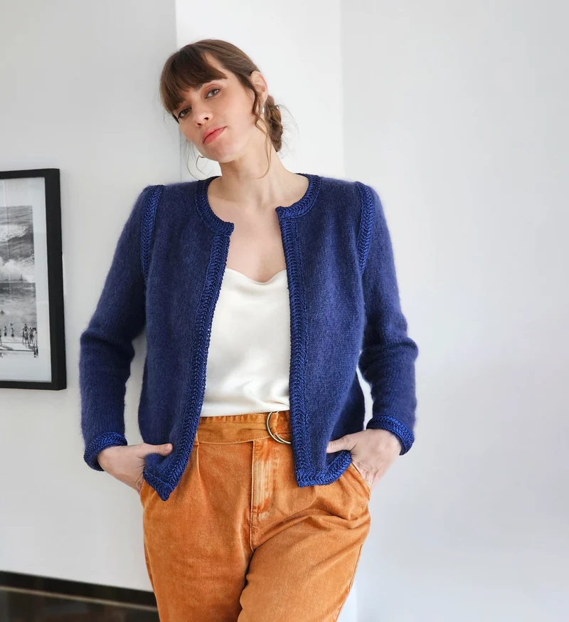Veste Nita à tricoter.
