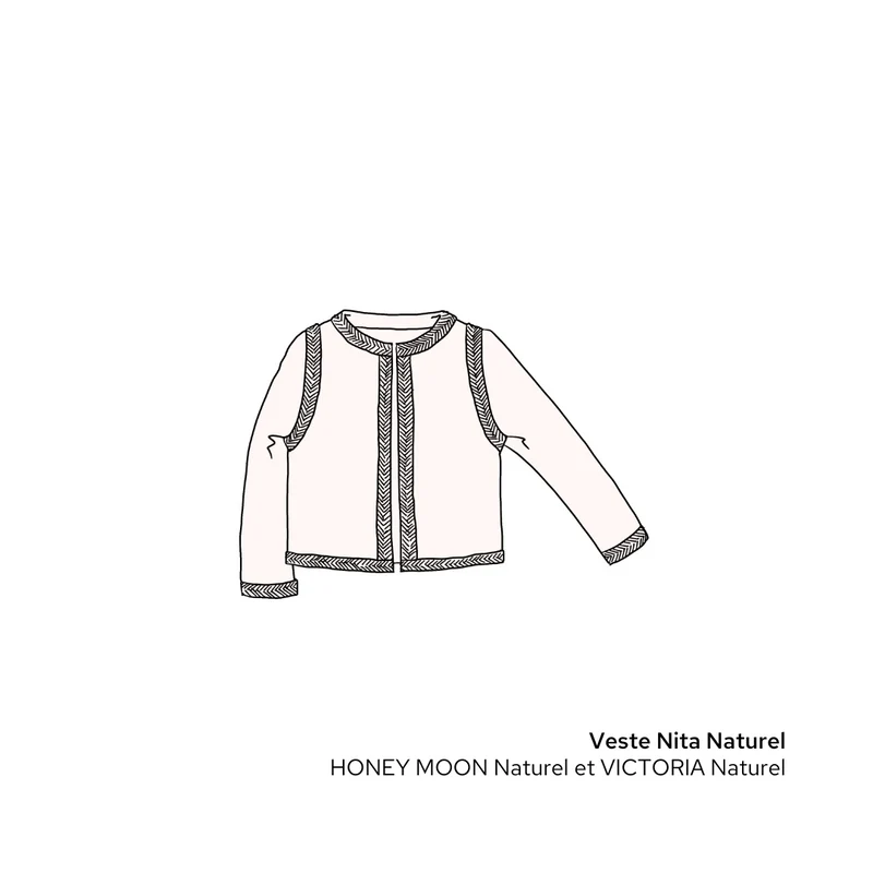 Veste Nita à tricoter.