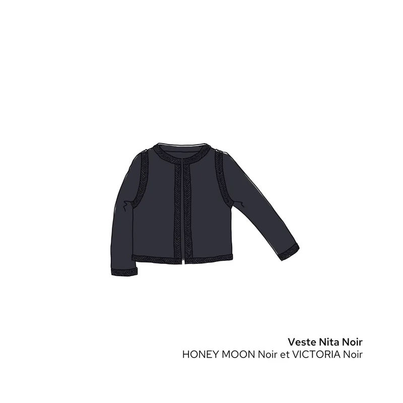 Veste Nita à tricoter.