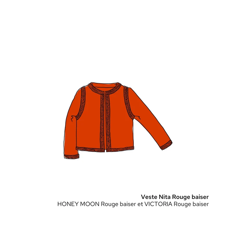 Veste Nita à tricoter.