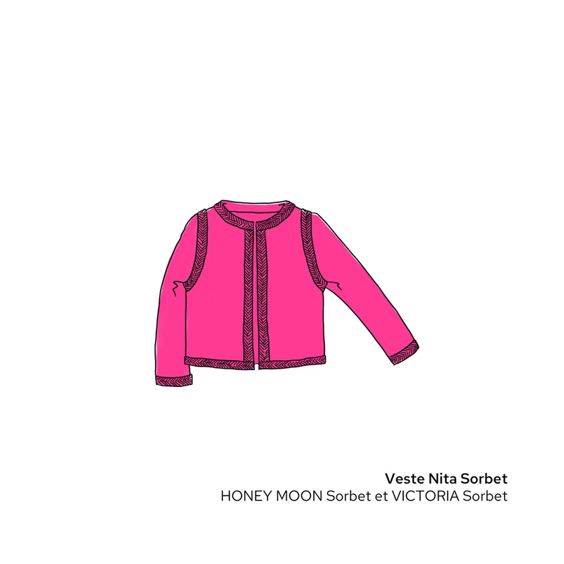 Veste Nita à tricoter.
