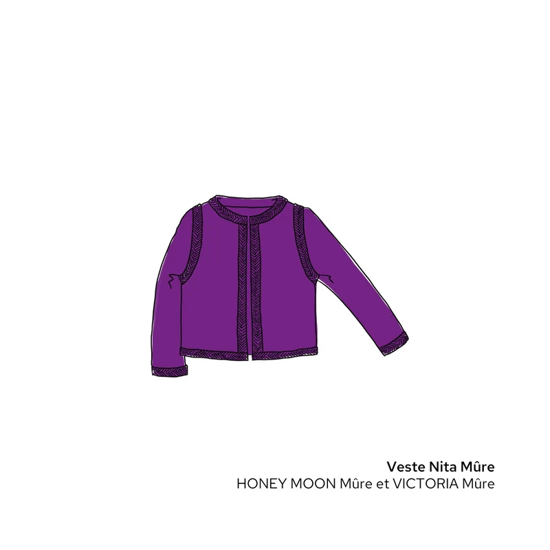 Veste Nita à tricoter.
