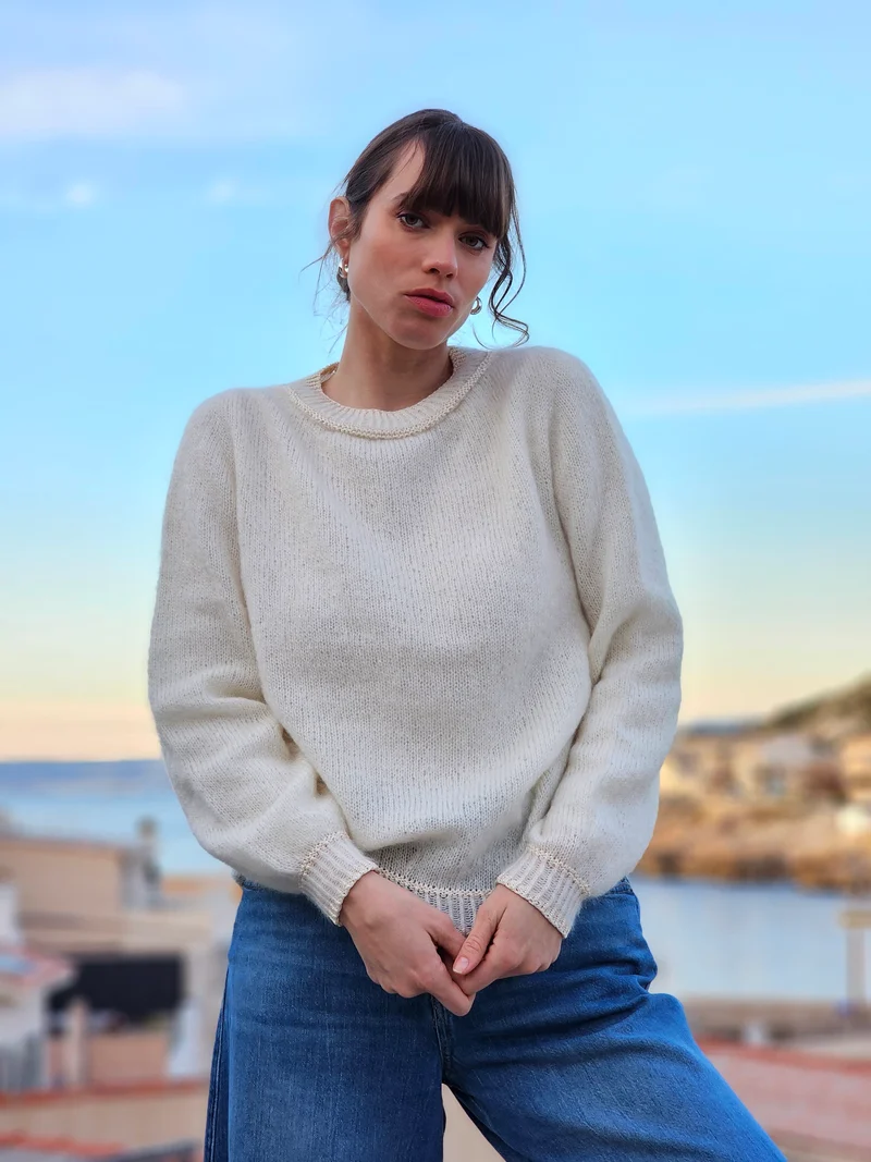 Pull Anouk à tricoter.