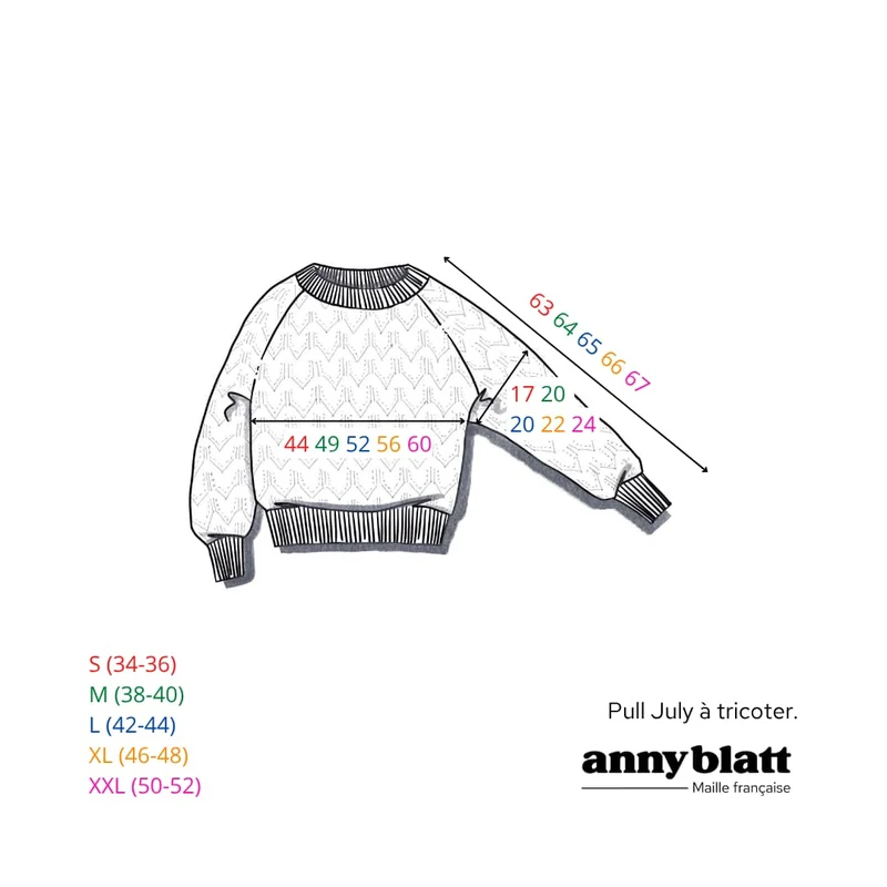 Pull July à tricoter
