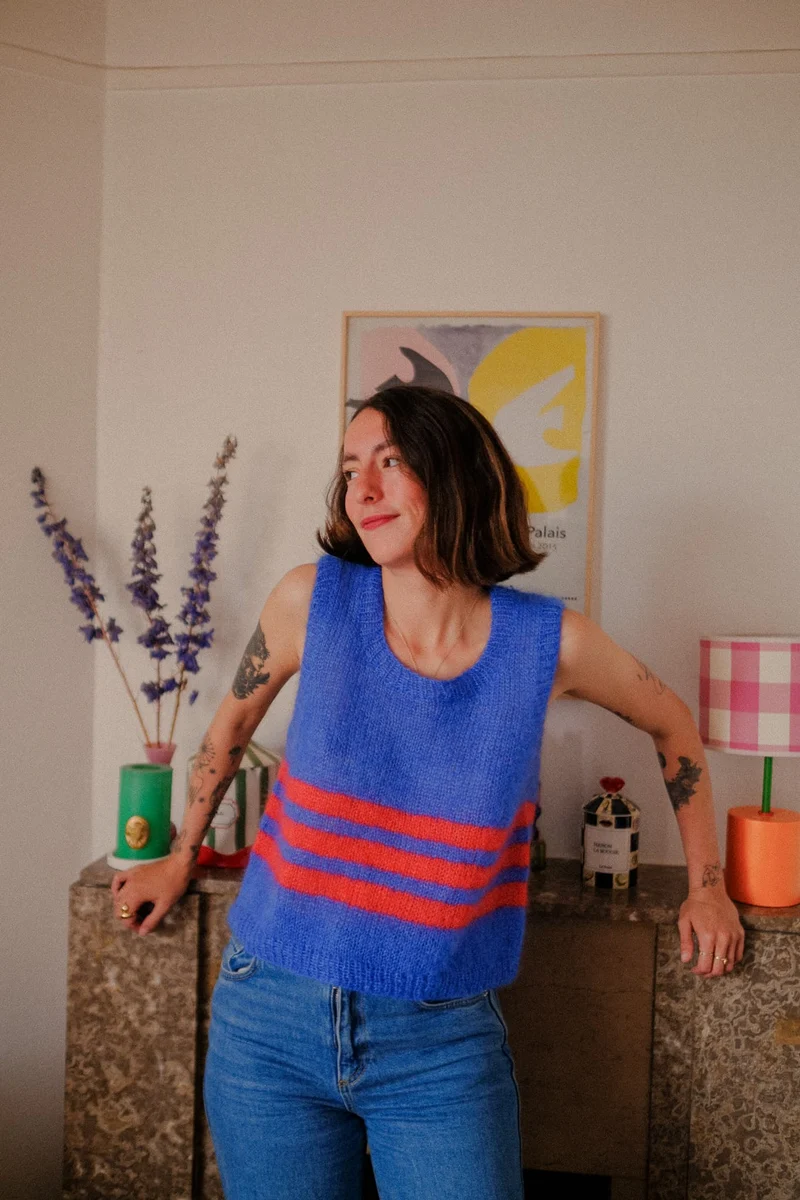 Pull François à tricoter.