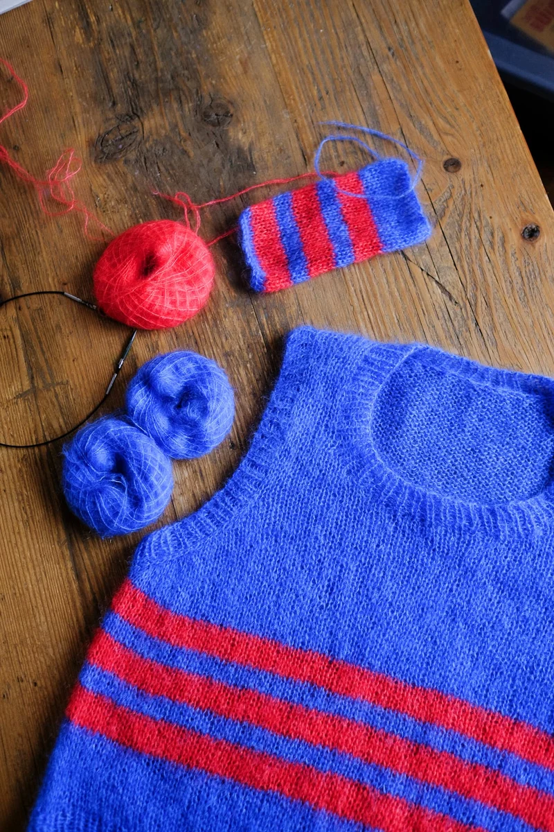 Pull François à tricoter.