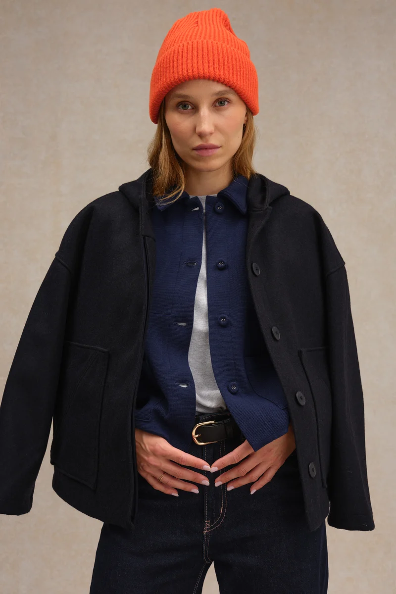 Bonnet extra doux mixte orange