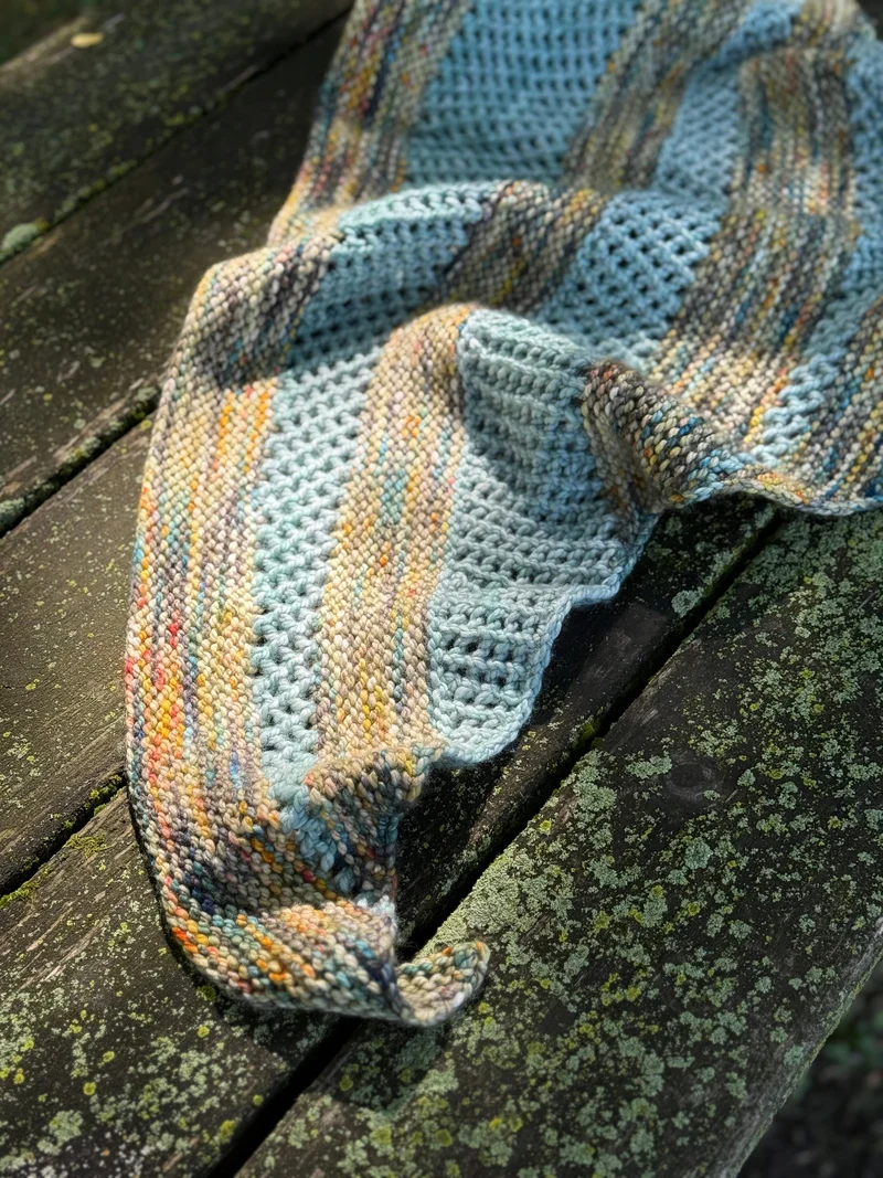Biscornu Shawl | Knitting pattern and Optional Kits