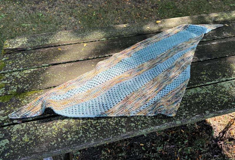 Biscornu Shawl | Knitting pattern and Optional Kits