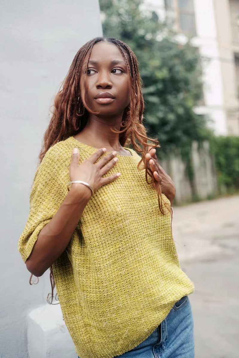 Andrianne Pullover | Knitting pattern and Optional kits