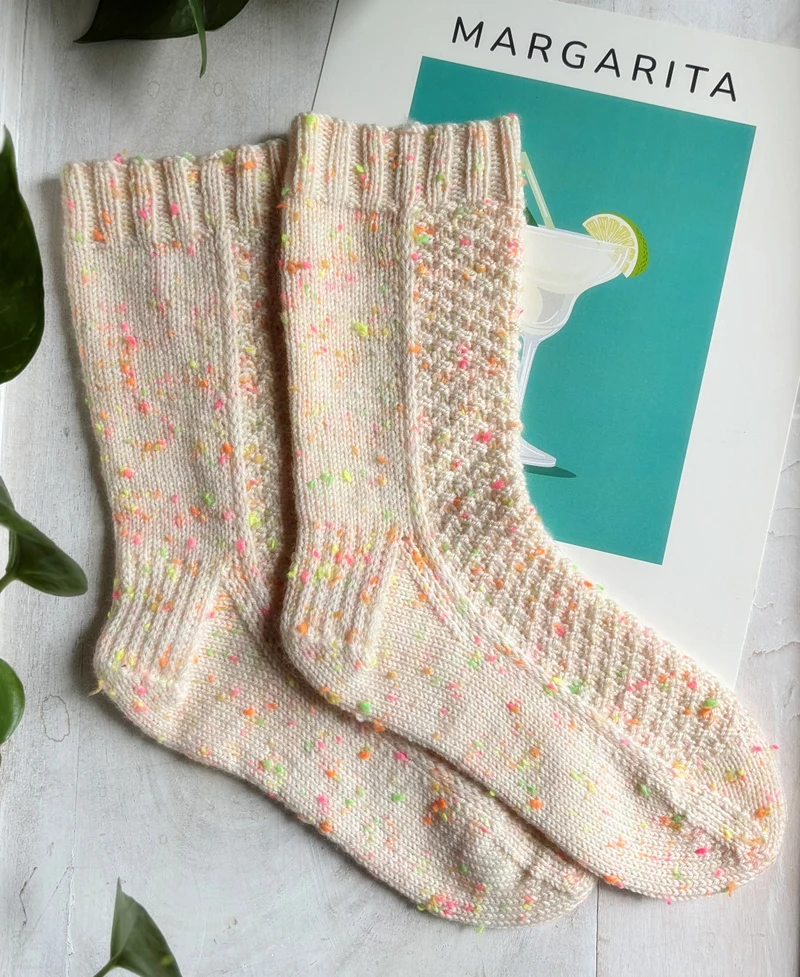 Timeless Textured Socks | Knitting pattern and Optional kit