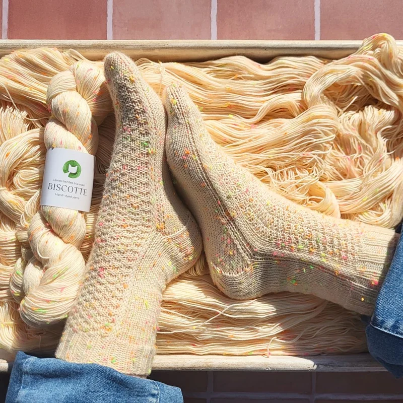 Timeless Textured Socks | Knitting pattern and Optional kit
