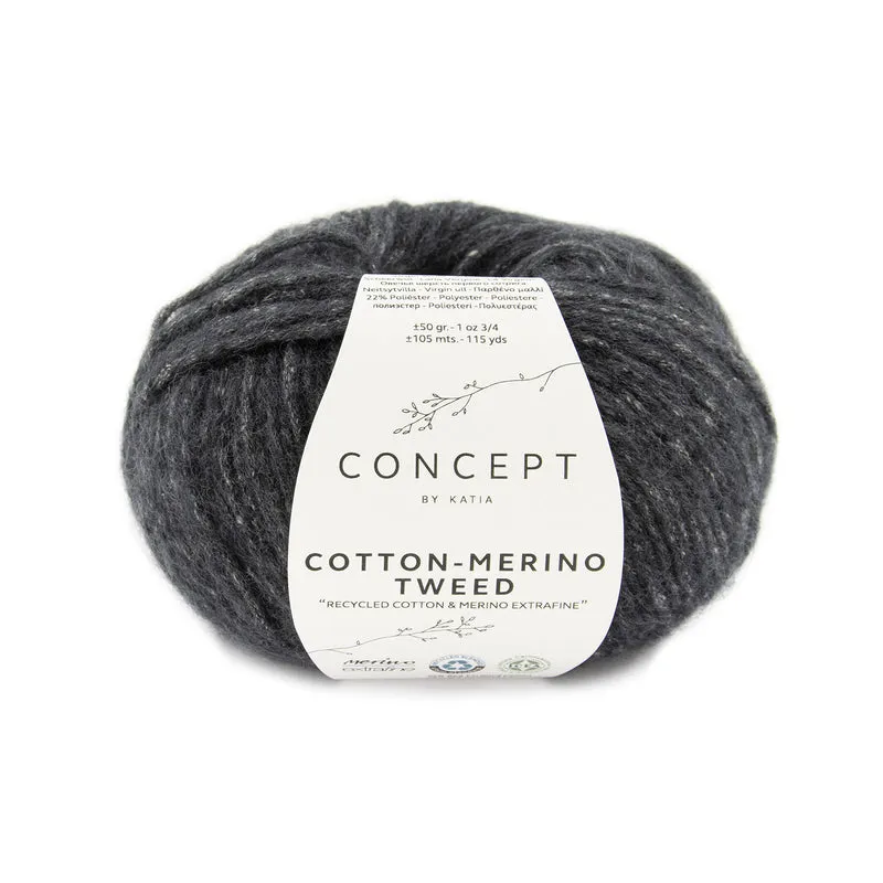 Katia Concept Cotton Merino Tweed