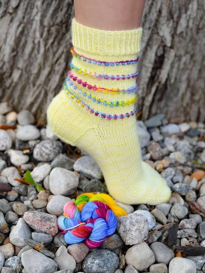 Mini Bobble Sock Kit à Tricoter
